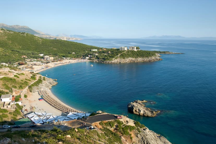 Jala Bay In Southern Coast Of Albania