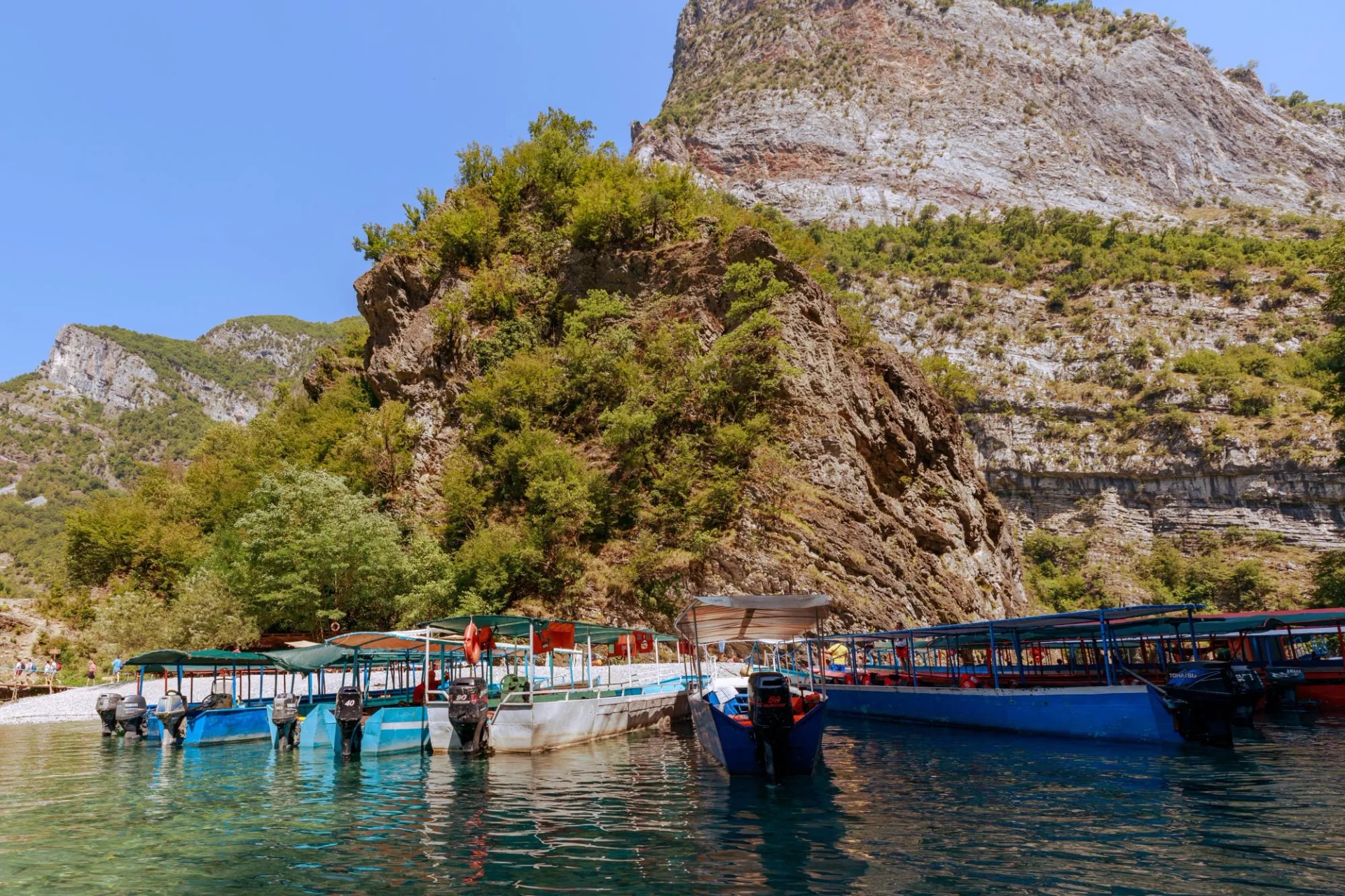 Koman See Albanien