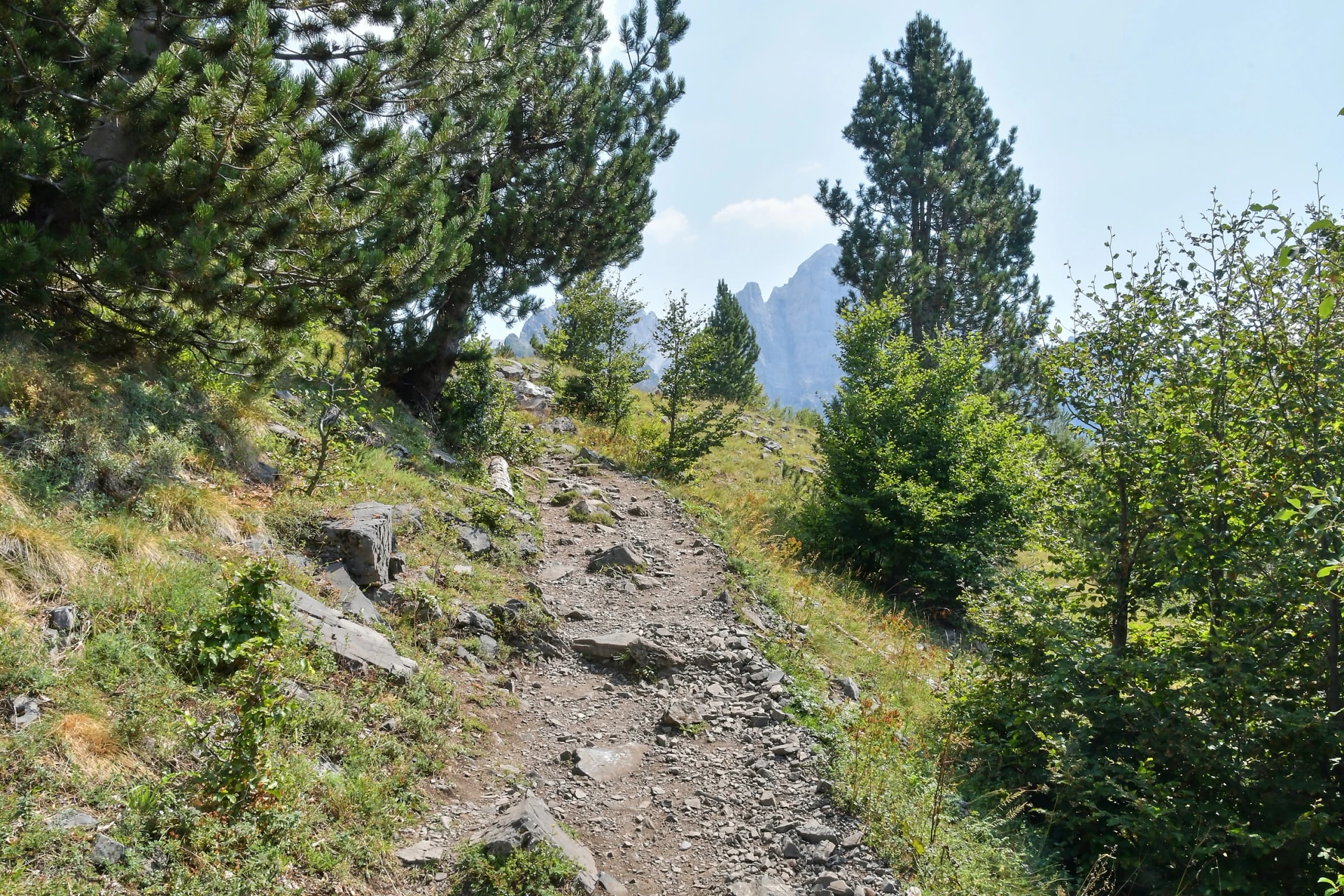 Hinauf zum Pass